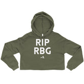 RIP RBG Crop Hoodie